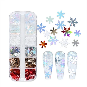 Christmas Snowflake Nail Sequins