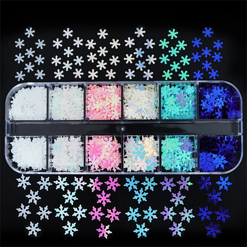 Christmas Snowflake Nail Sequins