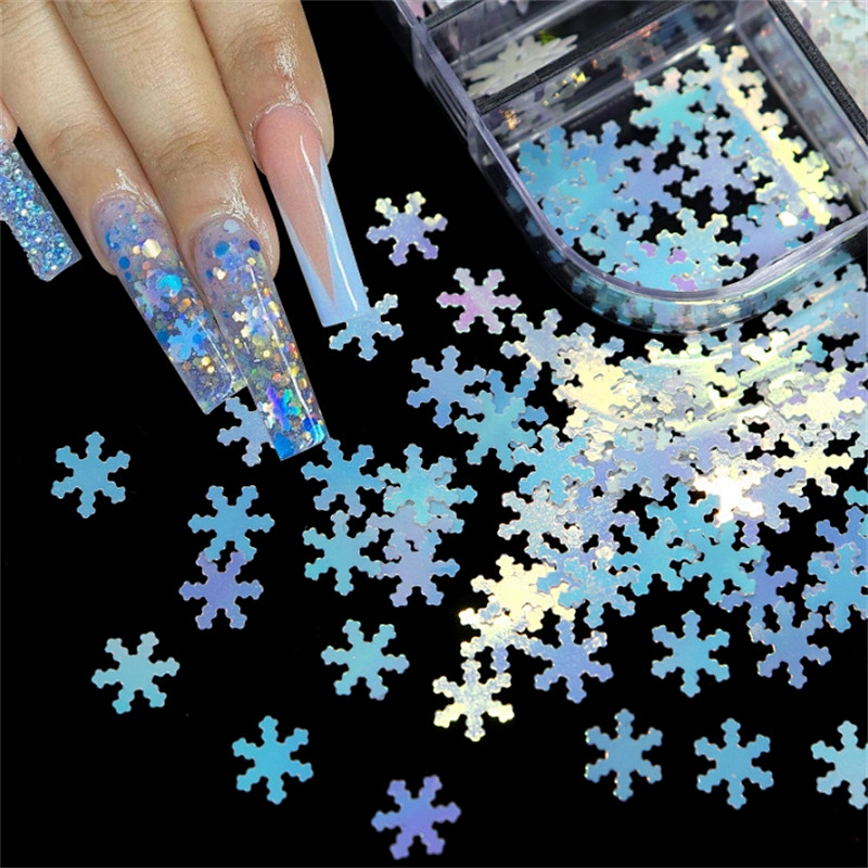 Christmas Snowflake Nail Sequins