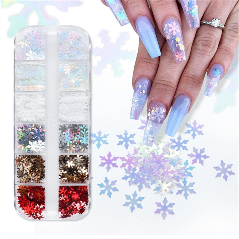 Christmas Snowflake Nail Sequins